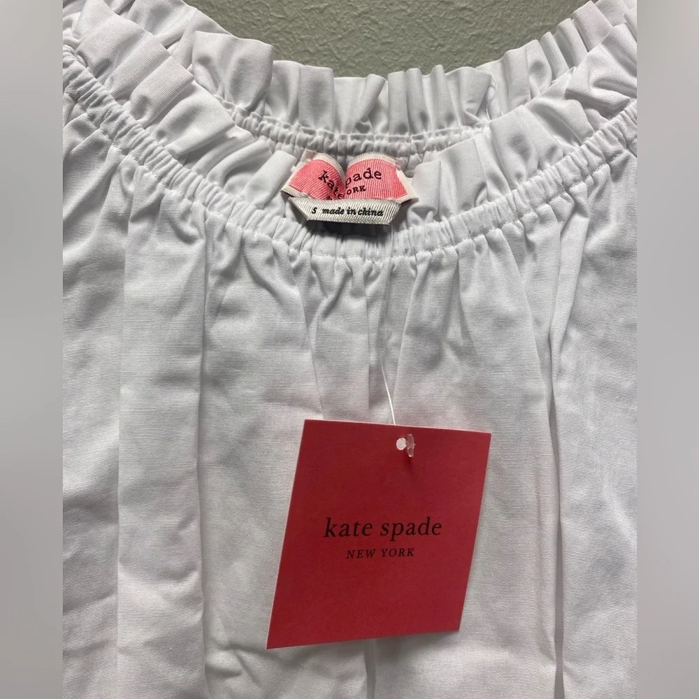NWT Kate Spade Aperitif Poplin Top Size Small